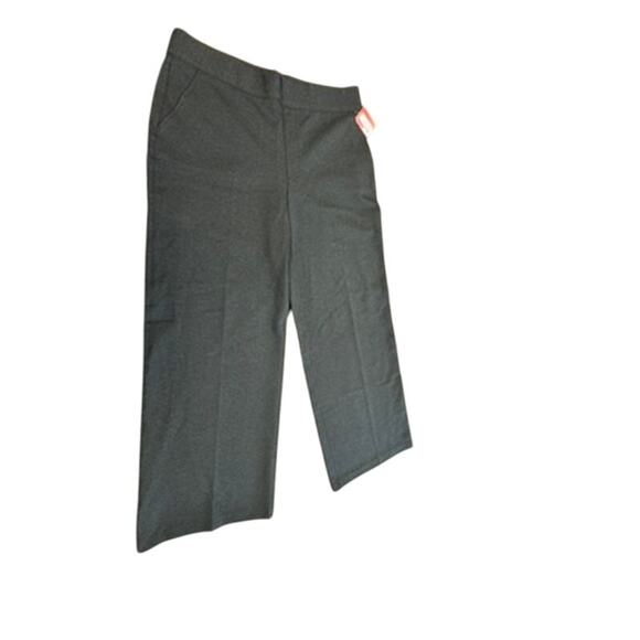 NWT! "SPANX" Perfect Pant SZ XL MS 168.00 Wide Leg Charcoal Heather Pull On Pant - Picture 1 of 10